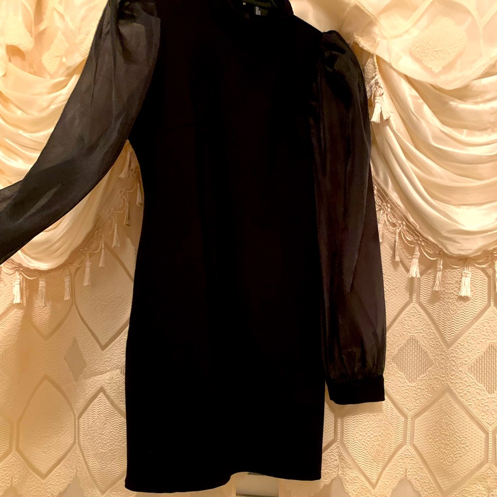 Black short dress